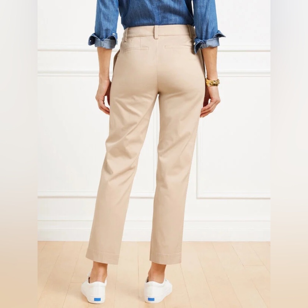 Talbots Perfect Crop Pant | White | Petite 10P | NWT - Picture 5 of 6